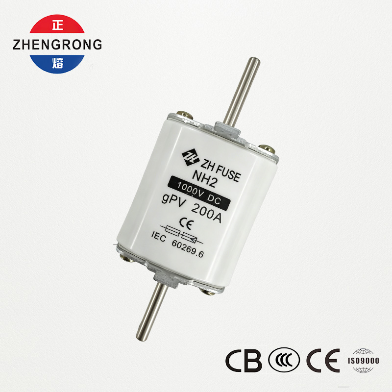 NH2 200A 1000V DC gPV 광전지 퓨즈 링크 - IEC 60269.6 인증