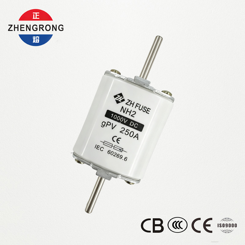 NH2 250A 1000V DC gPV 광전지 퓨즈 링크 - IEC 60269.6 인증