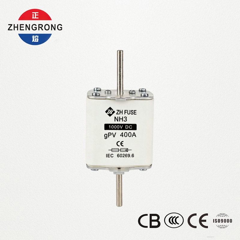 태양광 PV 시스템용 NH3 1000V DC 400A gPV 퓨즈