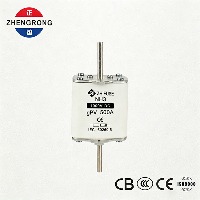 태양광 PV 시스템용 NH3 1000V DC 500A gPV 퓨즈