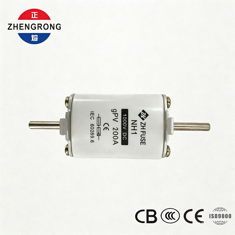 PV DC 퓨즈 NH1 200A 1000V | CE 및 IEC 60269.6 태양광 ​​어레이 승인