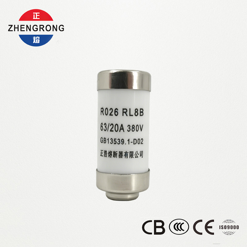 RL8B R026 380V 퓨즈 | 20A/63A D02 표준