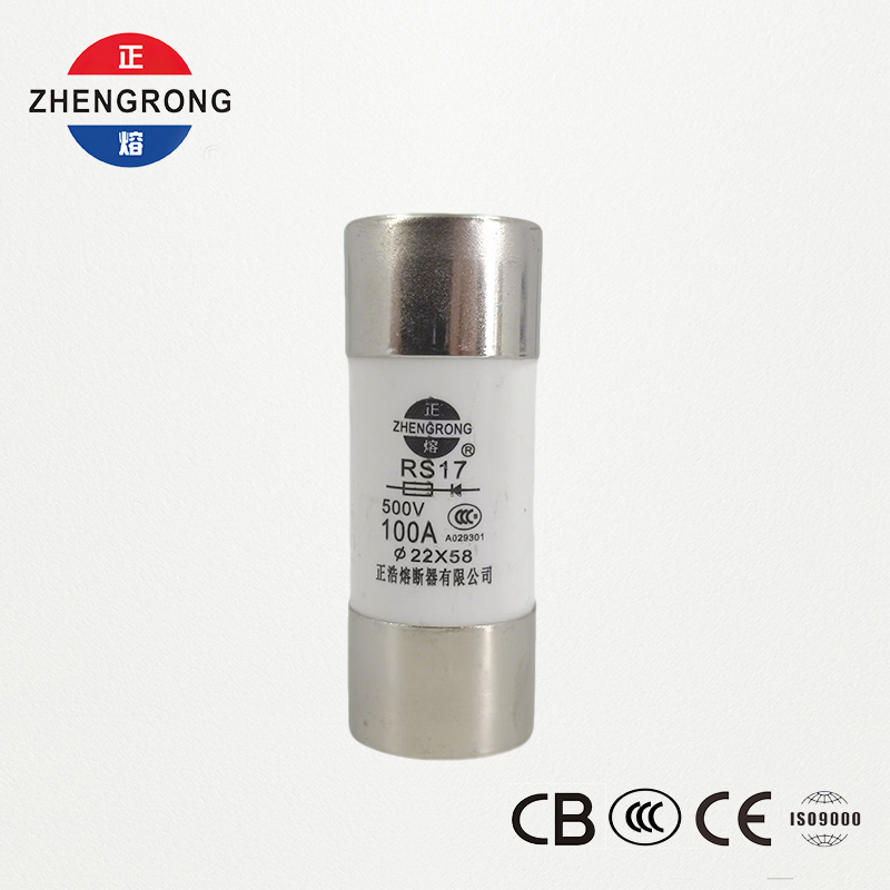RS17 100A 500V Cylindrical Fast-Acting Fuse | 22*58mm | CCC 인증
