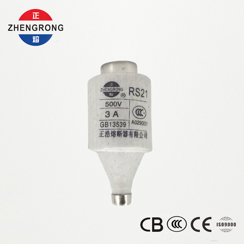 RS21 3A 500V 고속 작동 나사형 퓨즈