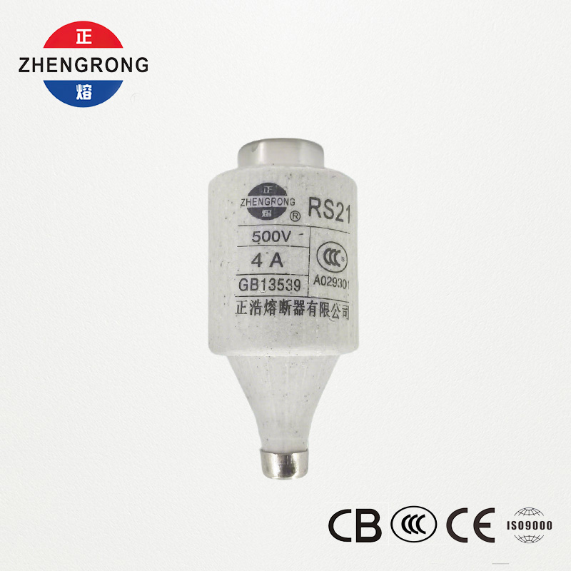 RS21 4A 500V 고속 작동 나사형 퓨즈