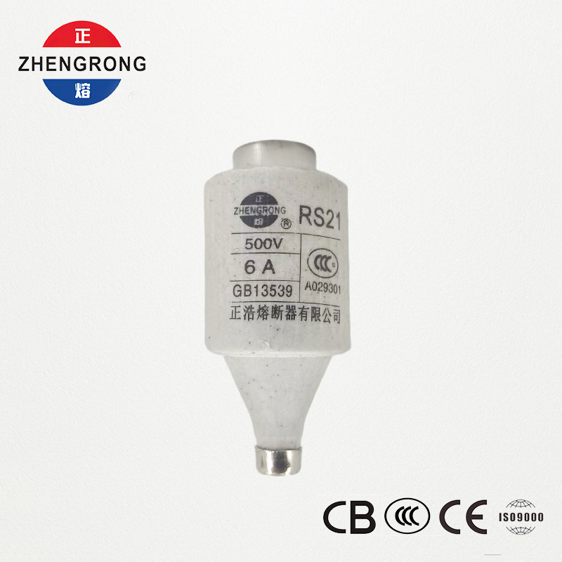 RS21 6A 500V 고속 작동 나사형 퓨즈