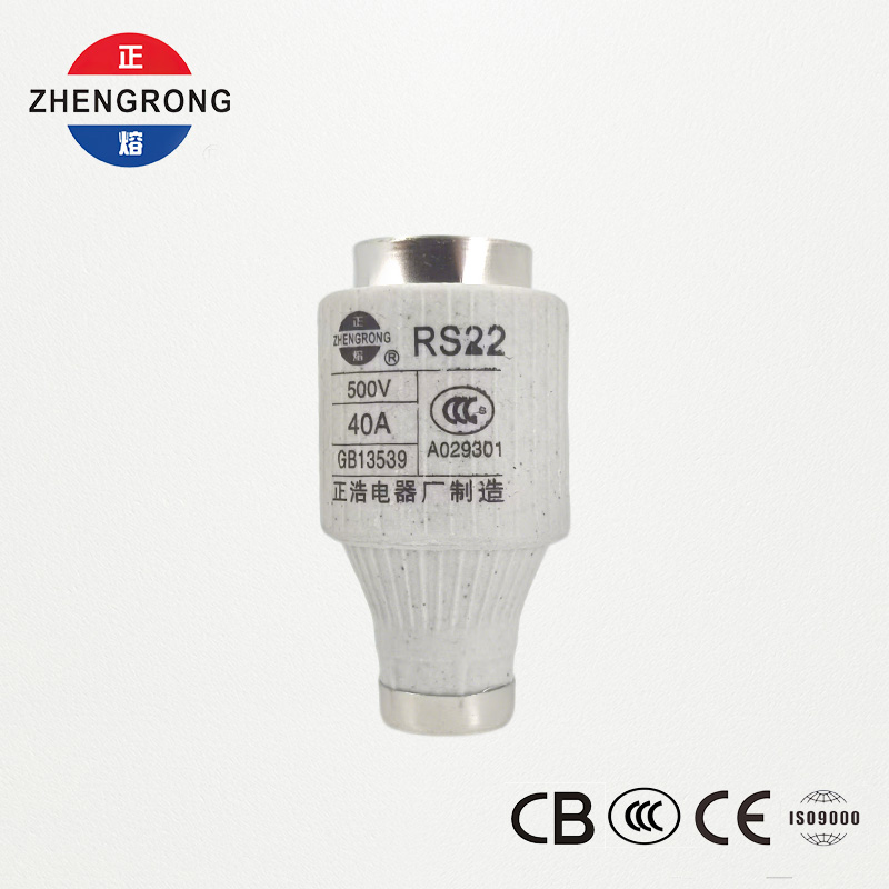 RS22 40A 500V 고속 작동 나사형 퓨즈 | 반도체 보호