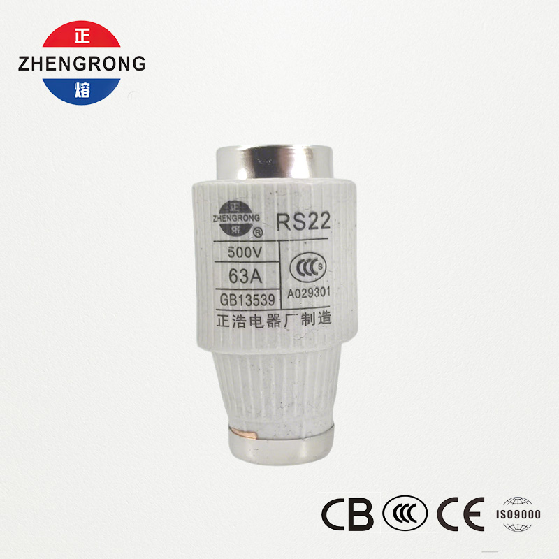RS22 63A 500V 고속 작동 나사형 퓨즈 | 반도체 보호