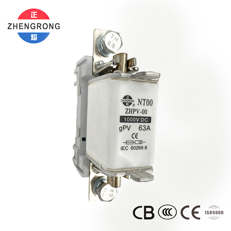 ZHPV-00 63A 1000V DC 광전지 보호 퓨즈 - CE 인증